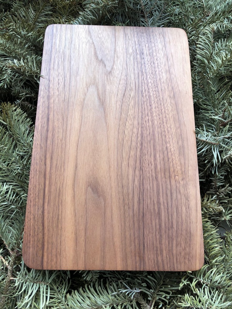 Walnut chopping board made in Singapore